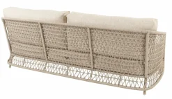 4 SEASONS OUTDOOR Gartensofa Rope 3-Sitzer braun