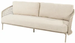 4 SEASONS OUTDOOR Gartensofa Rope 3-Sitzer braun