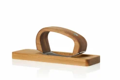 AdHoc Knoblauchpresse braunsilberfarben