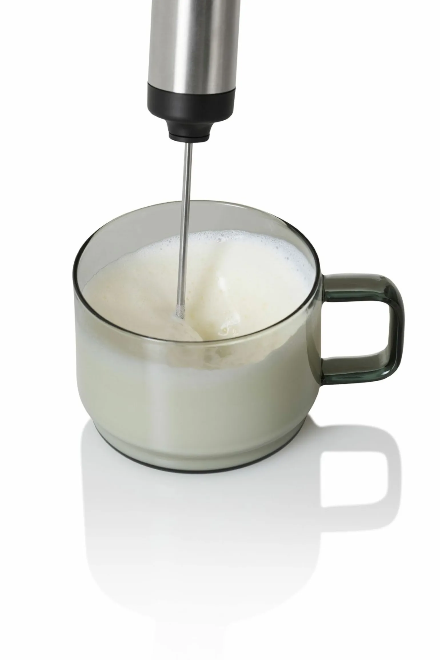 AdHoc Milch- und Saucenschäumer silberfarben