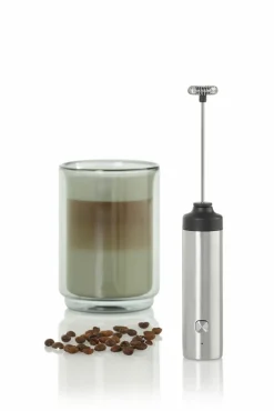 AdHoc Milch- und Saucenschäumer silberfarben