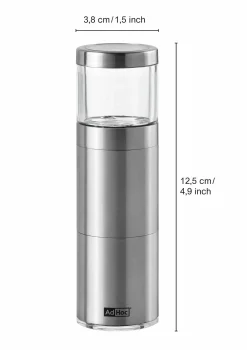 AdHoc Muskatmühle silberfarben