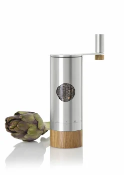 AdHoc Pfeffer-/Salzmühle braunsilberfarben