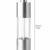 AdHoc Pfeffer-/Salzmühle silberfarbentransparent