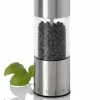 AdHoc Pfeffer-/Salzmühle silberfarbentransparent