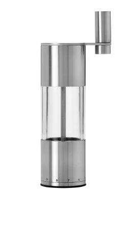 AdHoc Pfeffer-/Salzmühle silberfarbentransparent