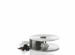 AdHoc Speisenwärmer und Stövchen silberfarben