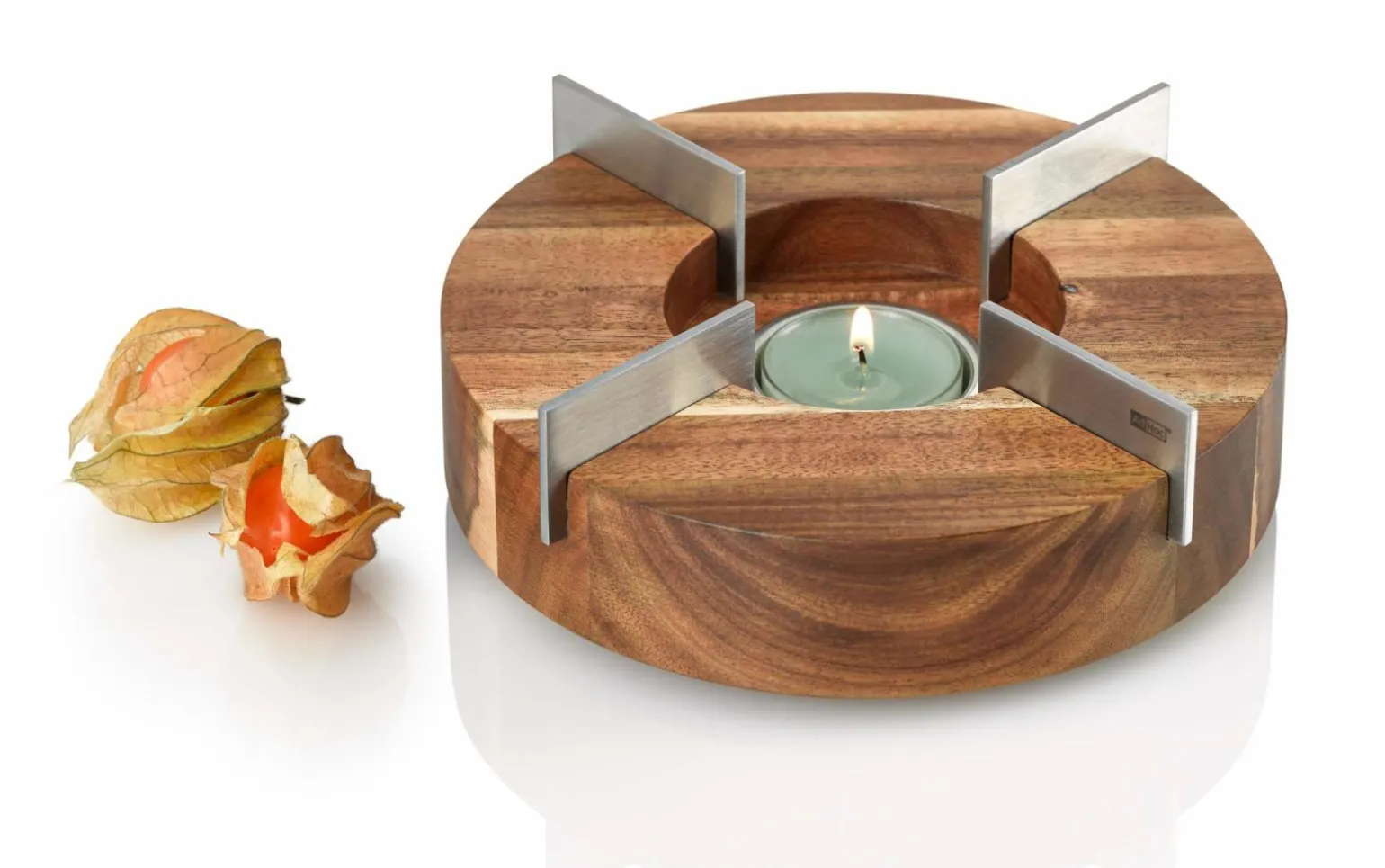 AdHoc Stövchen und Speisenwärmer braun