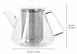 AdHoc Teekanne 1,5l transparent