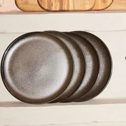 Aida Dessertteller 20cm braun