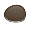 Aida Dessertteller 24x21cm braun
