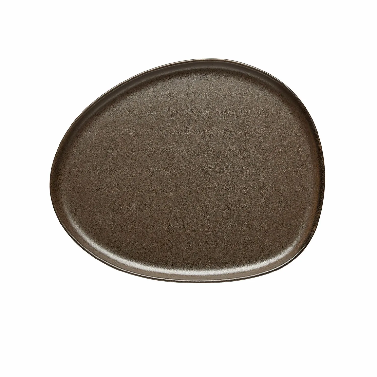 Aida Dessertteller 24x21cm braun