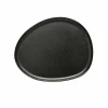 Aida Dessertteller 24x21cm schwarz