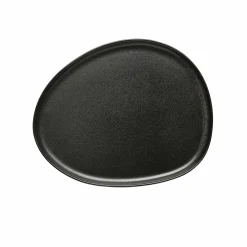 Aida Dessertteller 24x21cm schwarz