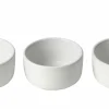 Aida 3er Minischale 7,5cm weiß