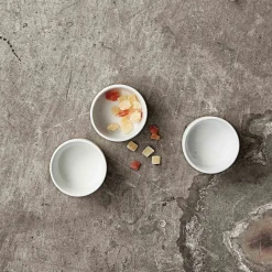 Aida 3er Minischale 7,5cm weiß