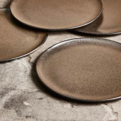 Aida Lunchteller 23cm braun