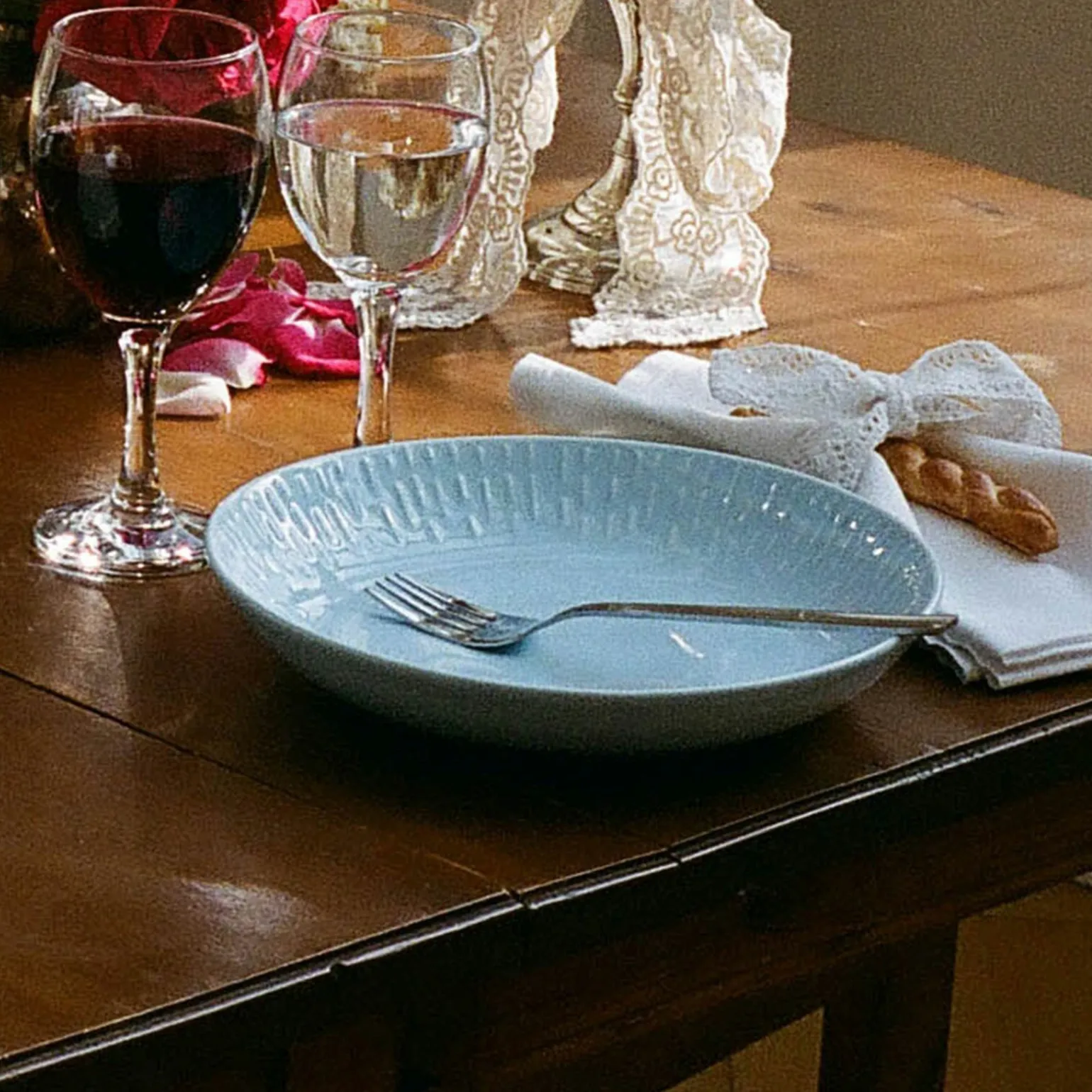 Aida Pastateller 23cm blau