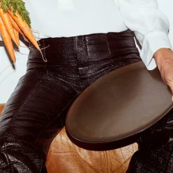 Aida Speiseteller 28cm braun