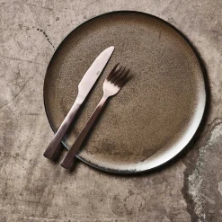 Aida Speiseteller 28cm braun