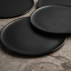 Aida Speiseteller 28cm schwarz