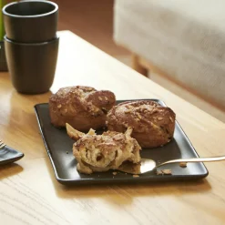 Aida Teller eckig 31,5cm schwarz