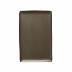 Aida Teller eckig 31,5x20cm braun