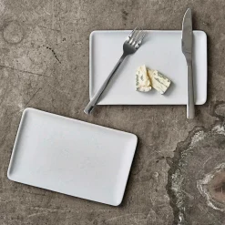 Aida Teller eckig 23,5x15cm weiß