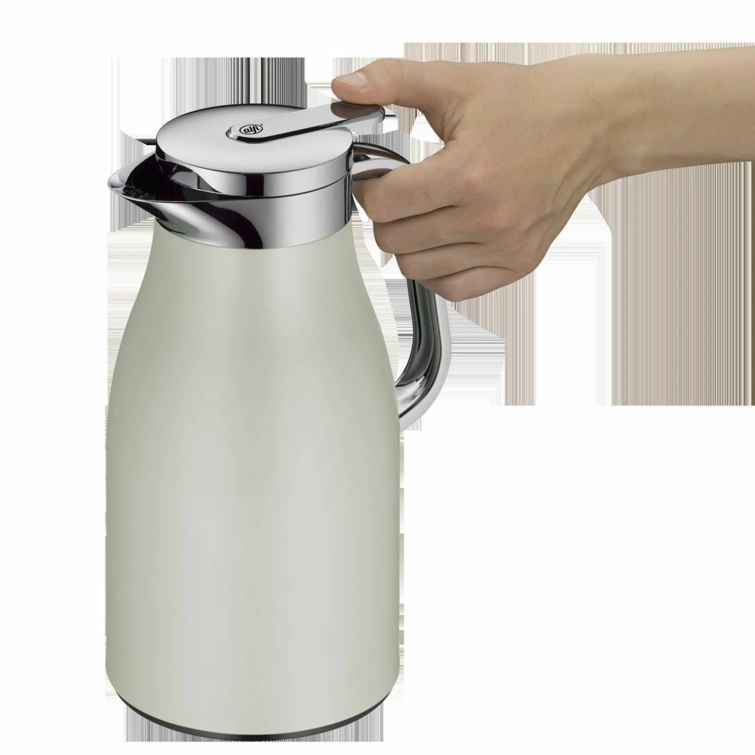 Alfi Isolierkanne 1l silberfarben