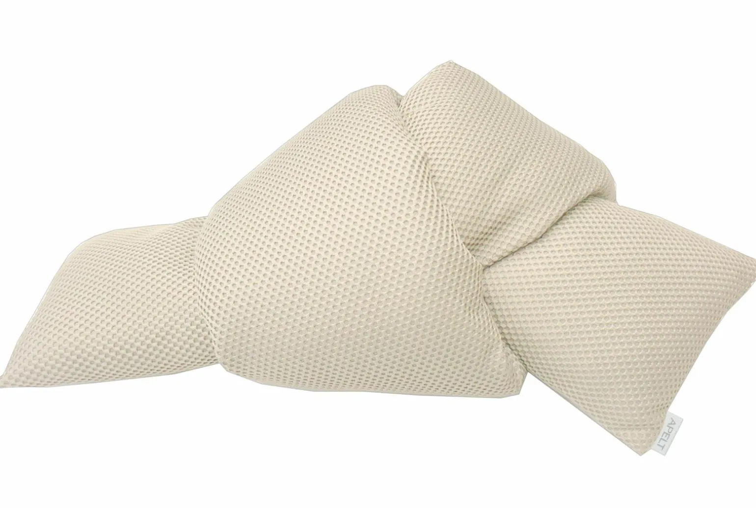 Apelt Knotenkissen beige