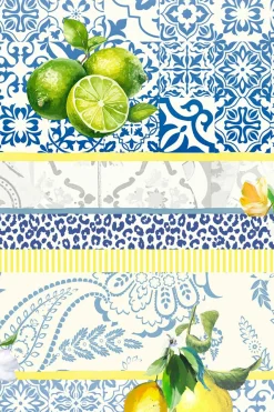 Apelt Tischläufer beigeblaugelb