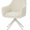 Armlehndrehstuhl beige