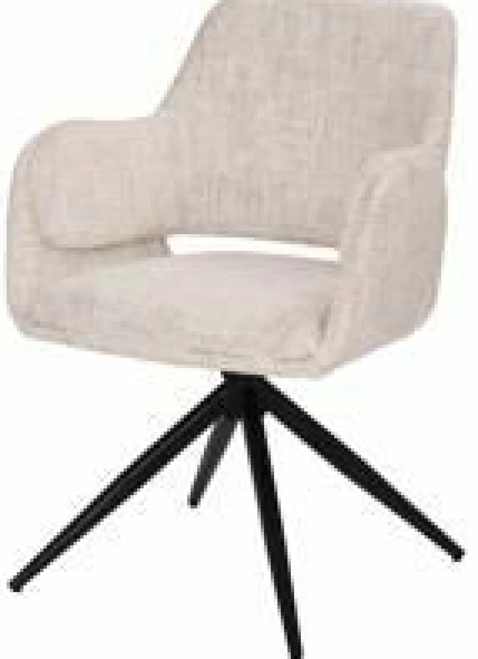 Armlehndrehstuhl grau