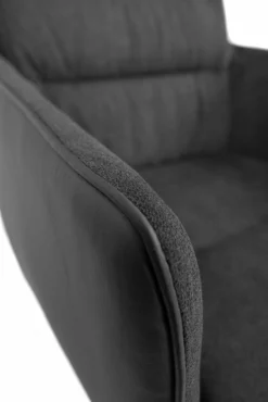 Armlehn-Drehstuhl schwarz
