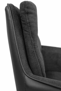 Armlehn-Drehstuhl schwarz