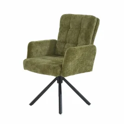 Armlehnstuhl drehbar grün