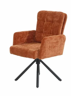 Armlehnstuhl drehbar orange