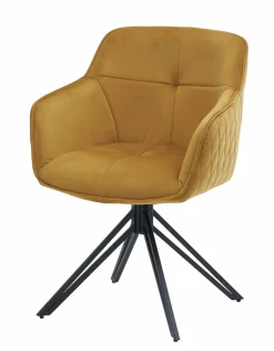 Armlehnstuhl goldfarben