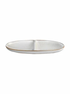 ASA Aperitifteller 2-geteilt 20 cm beige