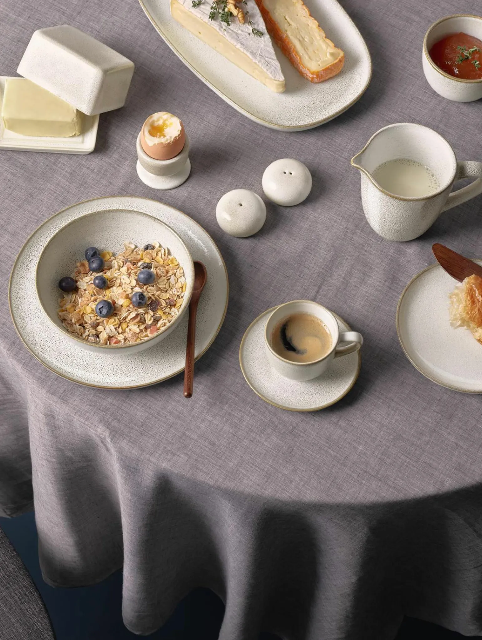 ASA Aperitifteller 20x10cm beige