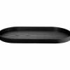 ASA Holztablett oval 44cm schwarz