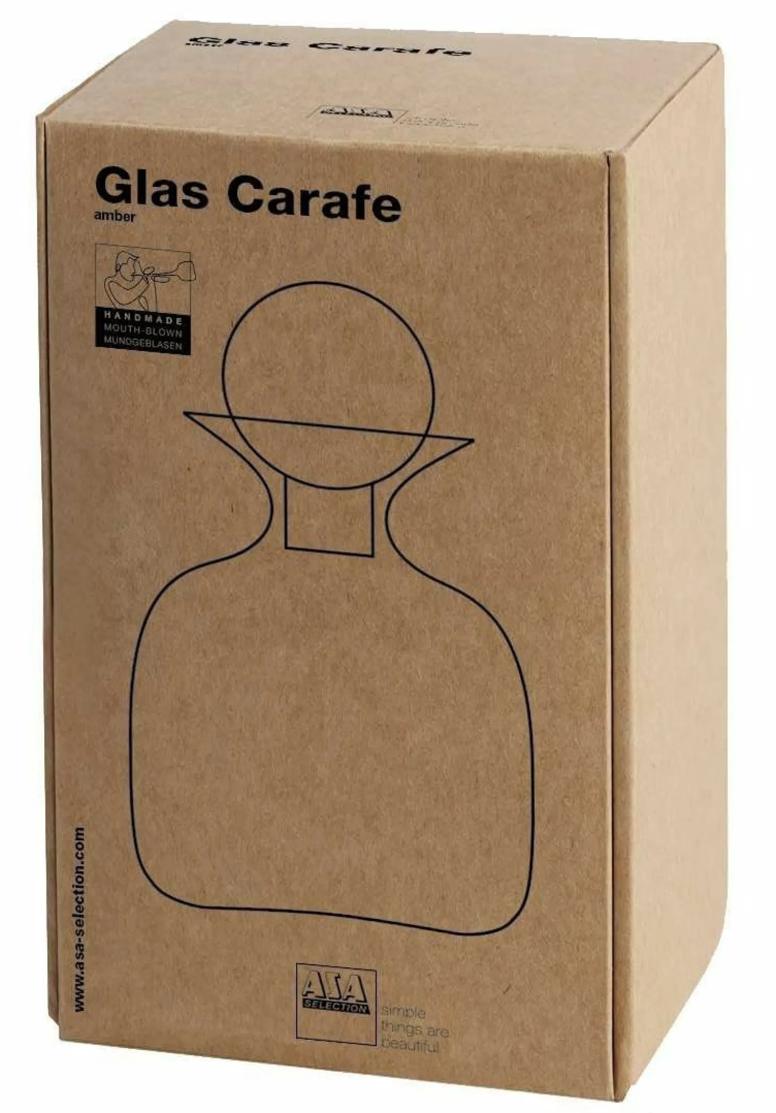 ASA Karaffe 750ml grau