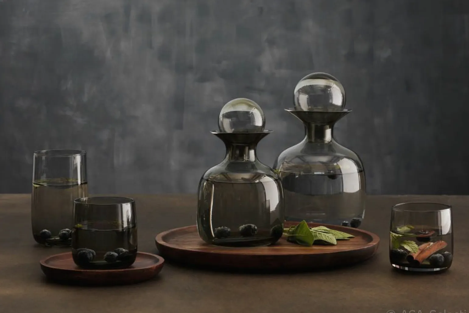 ASA Karaffe 750ml grau