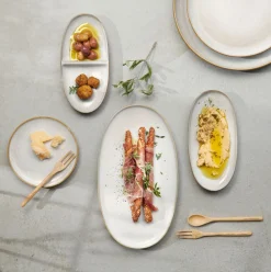 ASA Platte oval 28,5x16cm beige