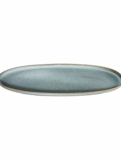 ASA Platte oval 28,5x16cm blau