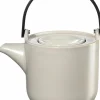 ASA Teekanne mit Holzgriff 1l beige