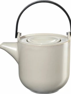 ASA Teekanne mit Holzgriff 1l beige