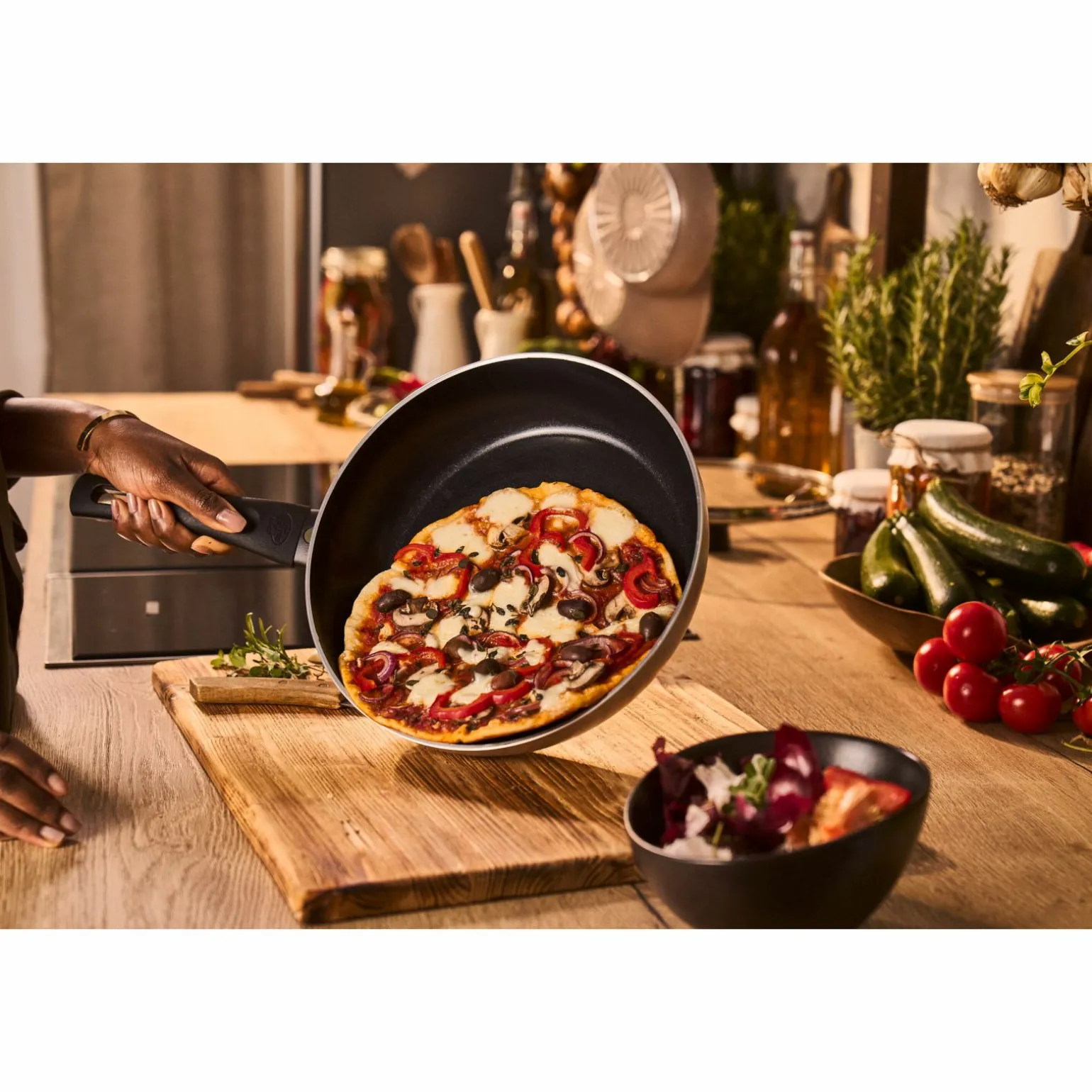 BALLARINI Bratpfanne 28cm beigeschwarz