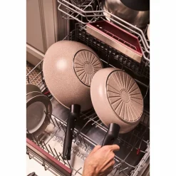 BALLARINI Bratpfanne 24cm beigeschwarz