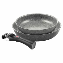 BALLARINI Bratpfannenset 3-tlg. schwarzgrau